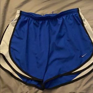 Nike Women’s TempoDry Fit Blue Shorts